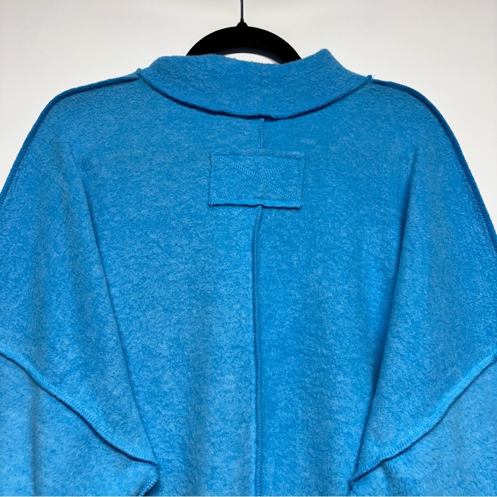 ✨ Zenana Brushed Melange Hacci Cropped Sweater Size L-XL - Picture 5 of 11
